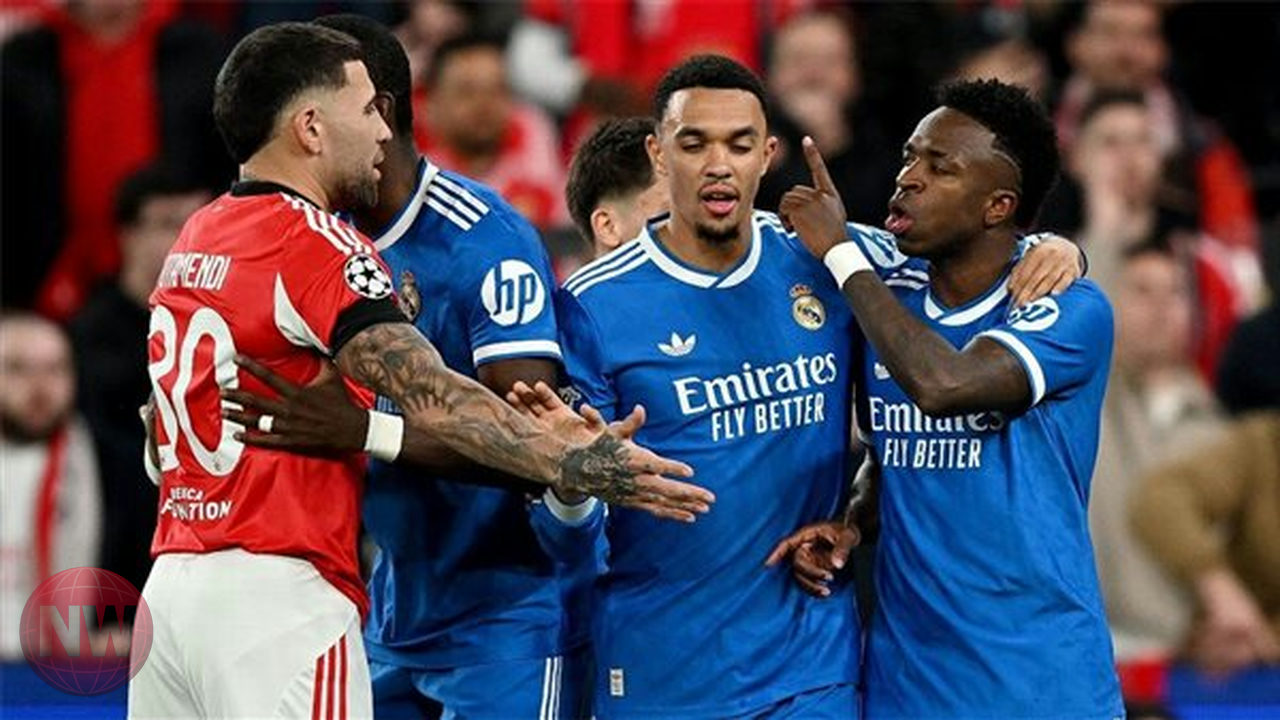 يويفا يغرم بنفيكا ويحقق مع بريستياني بسبب العنصرية ضد فينيسيوس