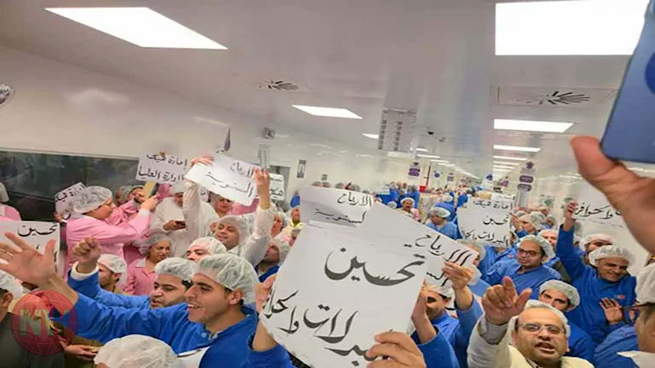 عمال أمون للأدوية يواصلون الاعتصام لليوم السادس للمطالبة برحيل الرئيس التنفيذي