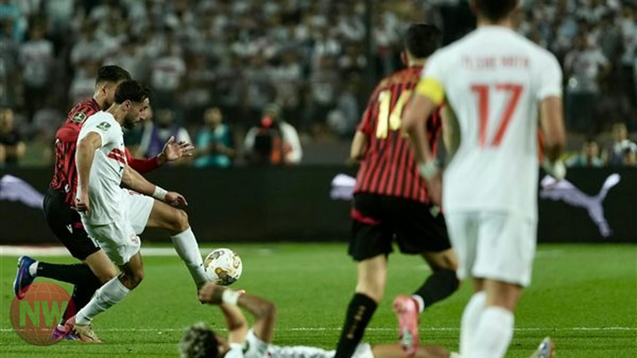 مدافع الزمالك يعبر عن غضبه من التحكيم في نهائي الكونفدرالية