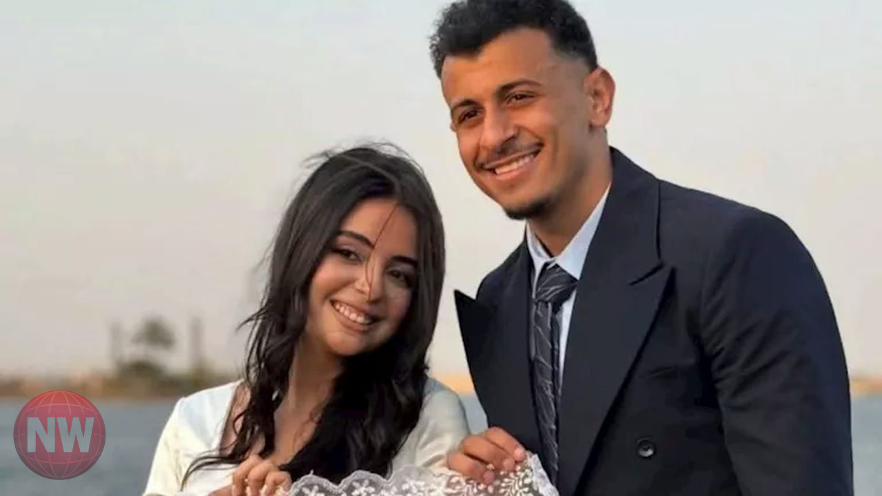 عمر الساعي لاعب الأهلي المعار للمصري يحتفل بعقد قرانه