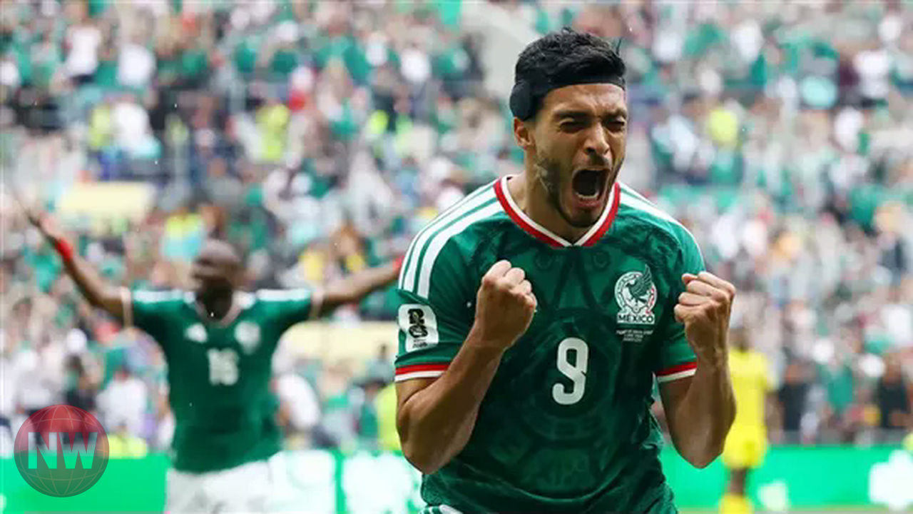 خيمينيز يسجل أول أهدافه بالمونديال في فوز المكسيك على جنوب أفريقيا 2-0