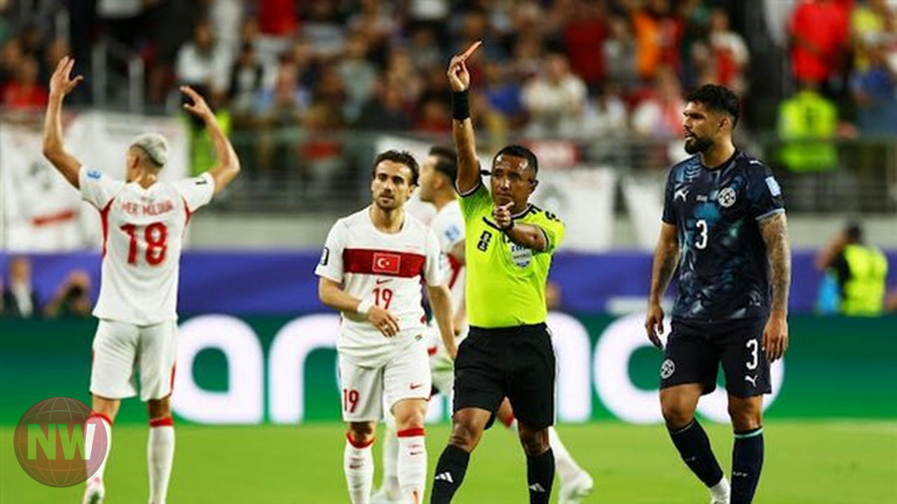 طرد ألميرون يثير الجدل في كأس العالم بسبب مخالفة جديدة