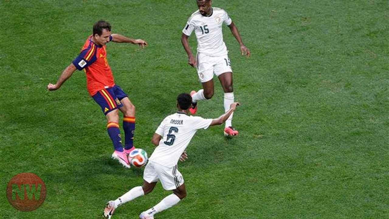 إسبانيا تسحق السعودية بثلاثية نظيفة في كأس العالم 2026
