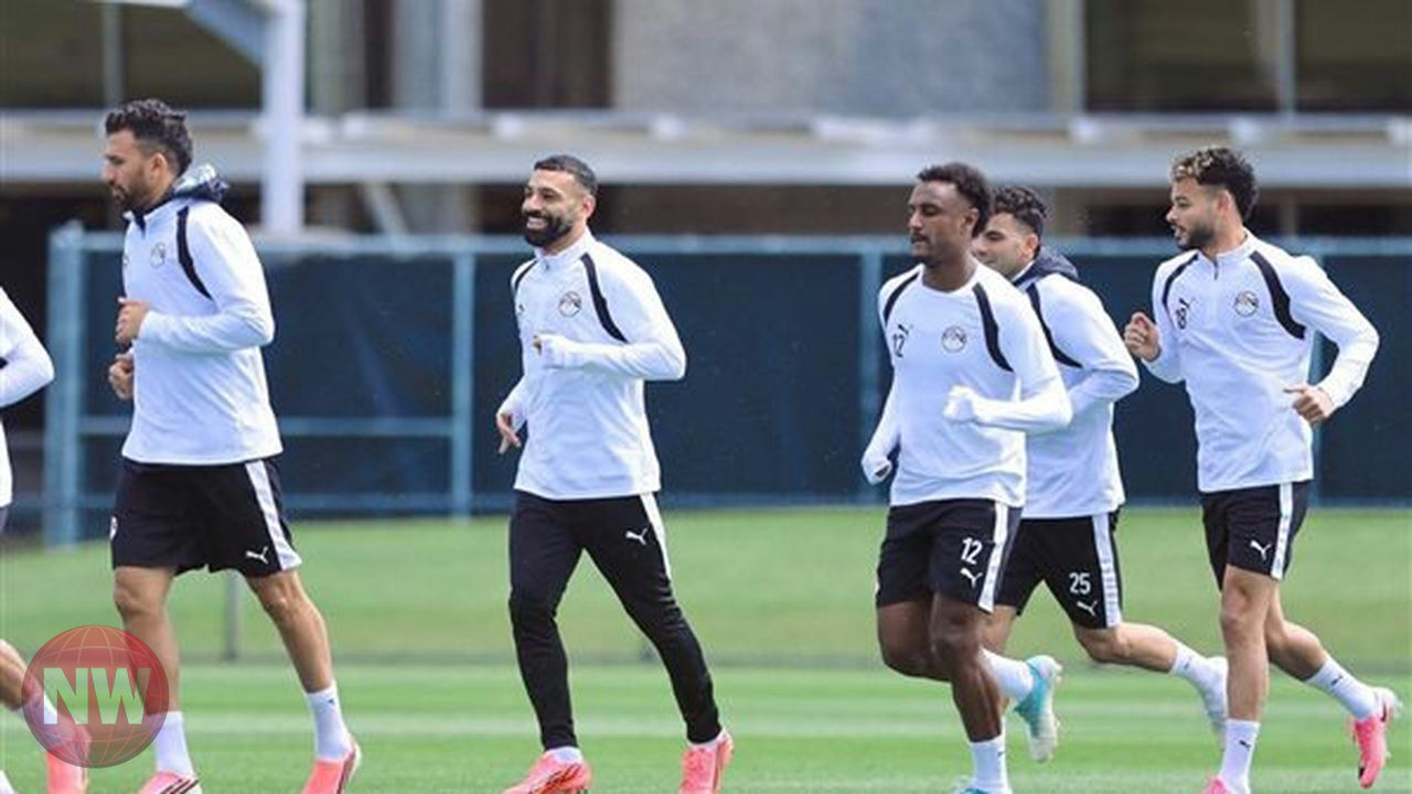 منتخب مصر يواصل استعداداته لمواجهة أستراليا في المونديال
