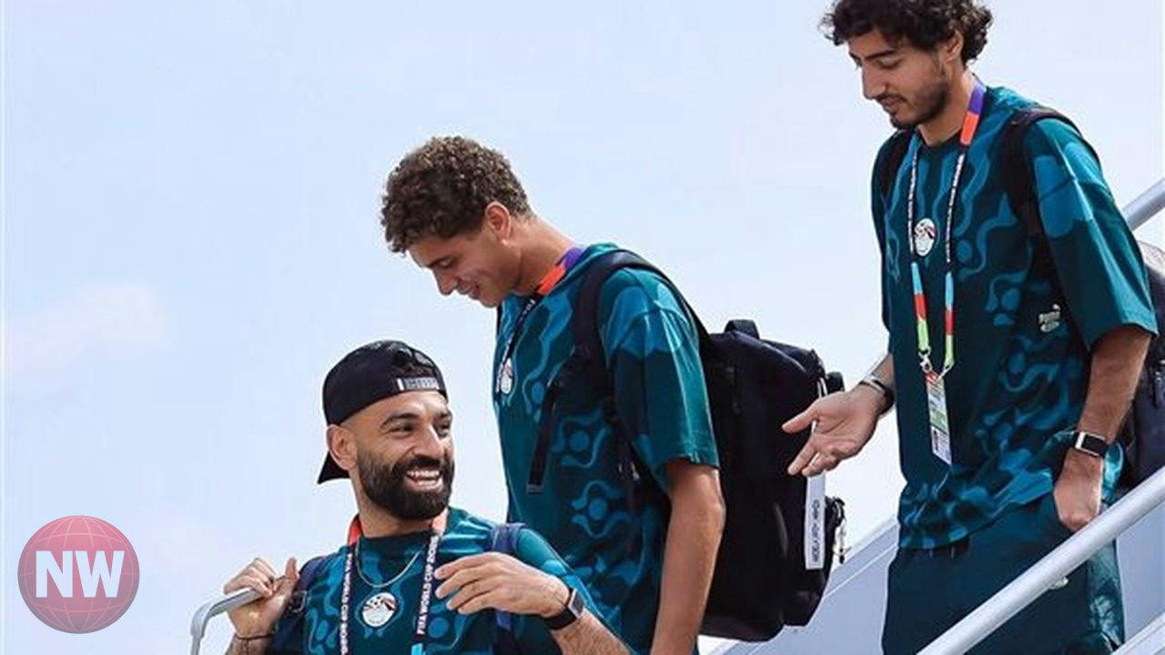 منتخب مصر يصل أمريكا استعداداً لمواجهة الأرجنتين في كأس العالم