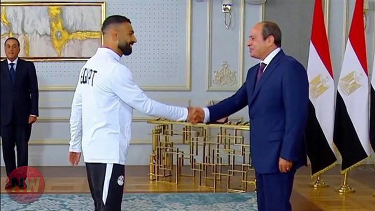 محمد صلاح يشكر السيسي على دعمه لمنتخب مصر خلال مأدبة غداء رسمية