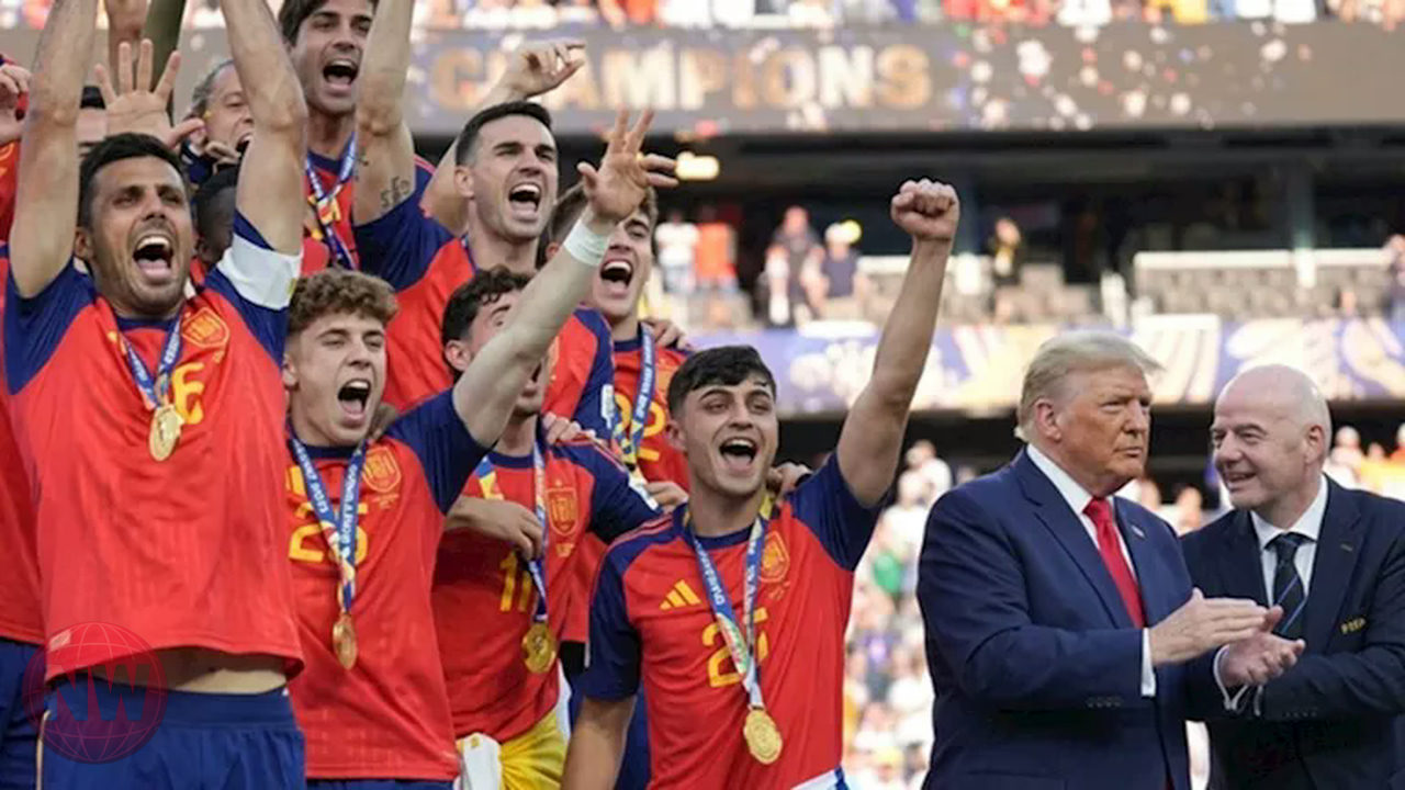 ترامب يتوج إسبانيا بكأس العالم 2026 بعد الفوز على الأرجنتين