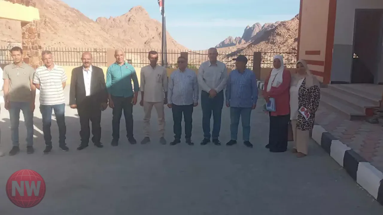 جنوب سيناء تطلق قوافل تعليمية لمدارس سانت كاترين