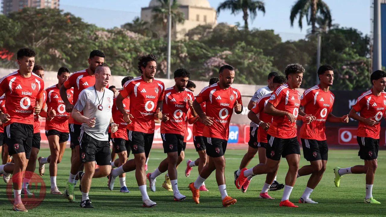 الأهلي يختتم تحضيراته لمواجهة إنبي في الدوري الممتاز