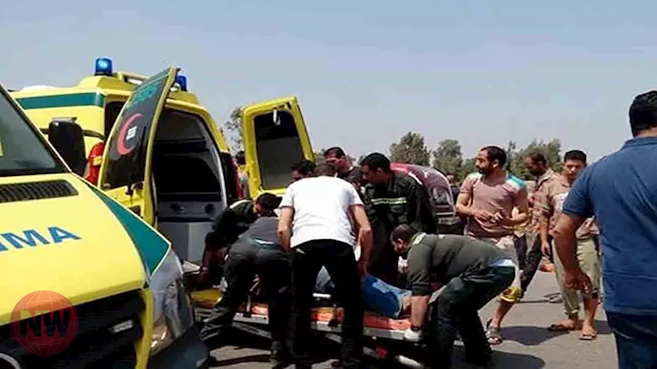 تفاصيل ضحايا حادث تصادم طريق أسيوط الغربي بالمنيا