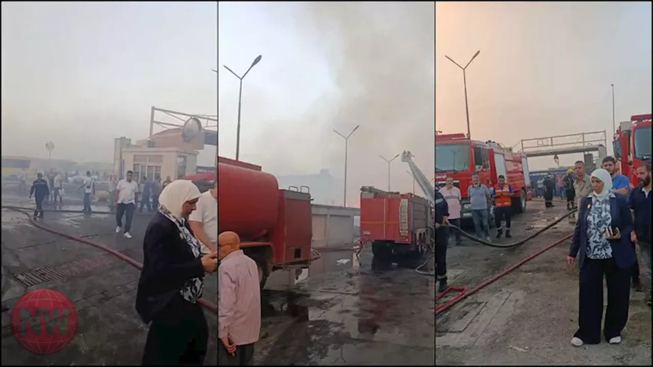 السيطرة على حريق ضخم بمصنع في مدينة العبور بالقليوبية