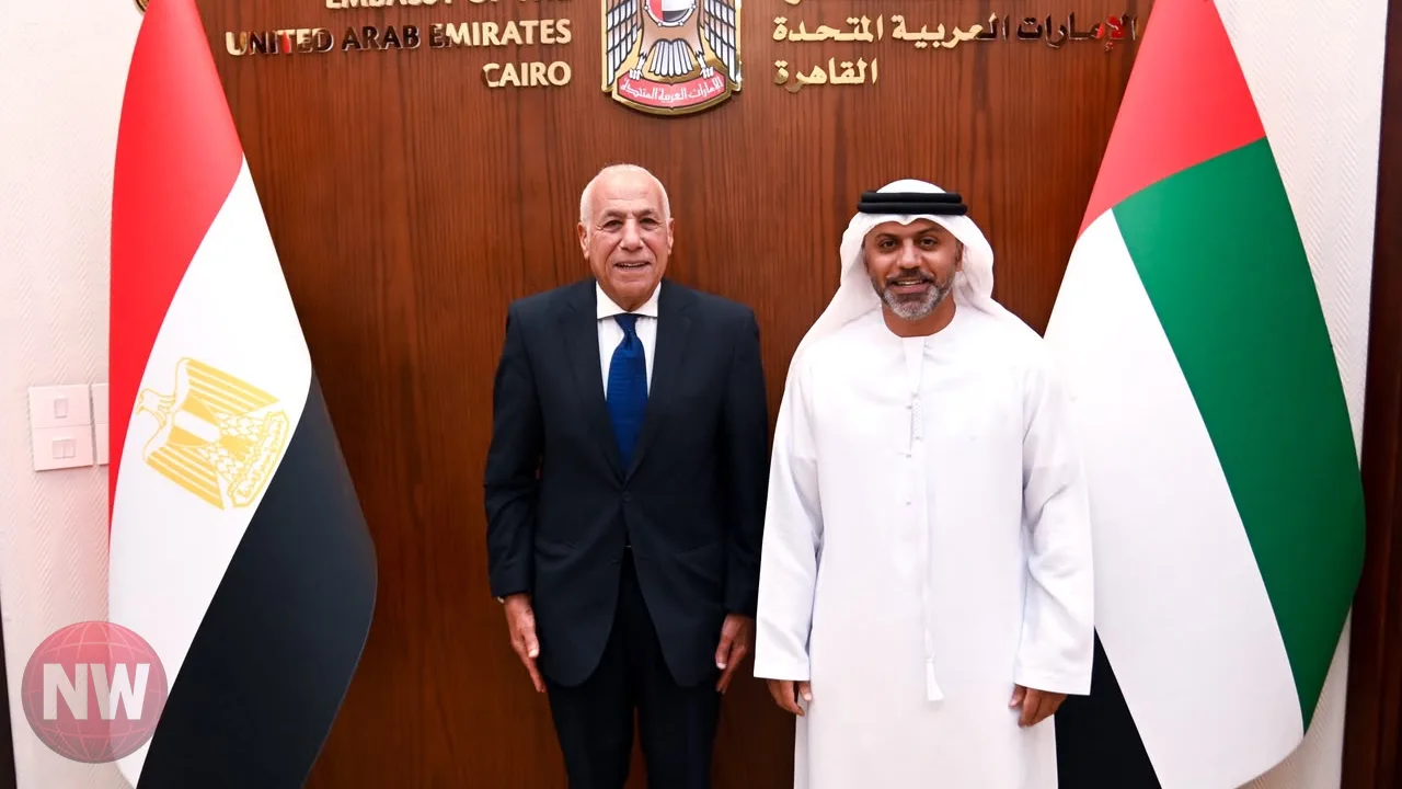 حسين لبيب يبحث تعزيز التعاون الرياضي مع سفير الإمارات