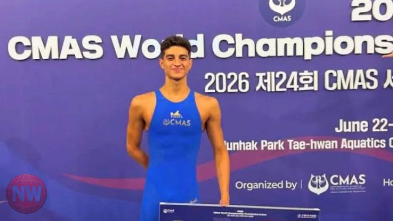 مهاب إيهاب يحصد ذهبية سباحة الزعانف في تارانتو 2026