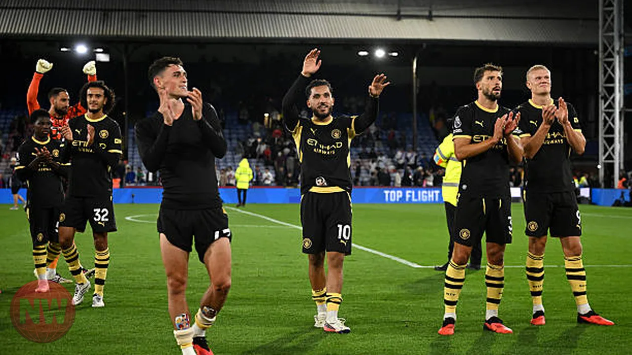 مانشستر سيتي يتصدر الدوري الإنجليزي برباعية في بالاس