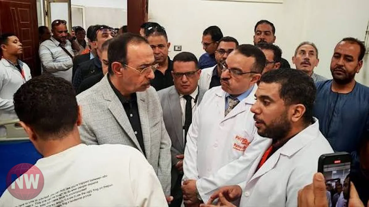 محافظ سوهاج يتابع الحالة الصحية للطفل محمود شادي