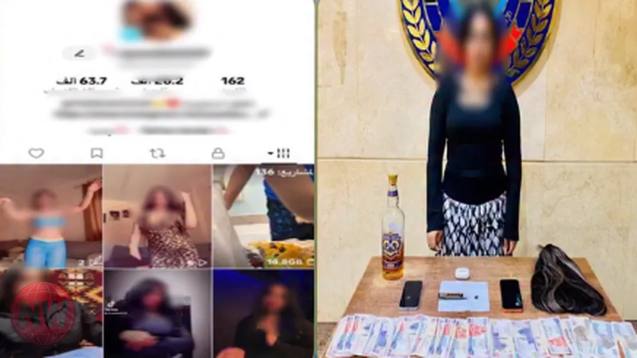 ضبط صانعة محتوى بتهمة نشر محتوى خادش للحياء بالجيزة