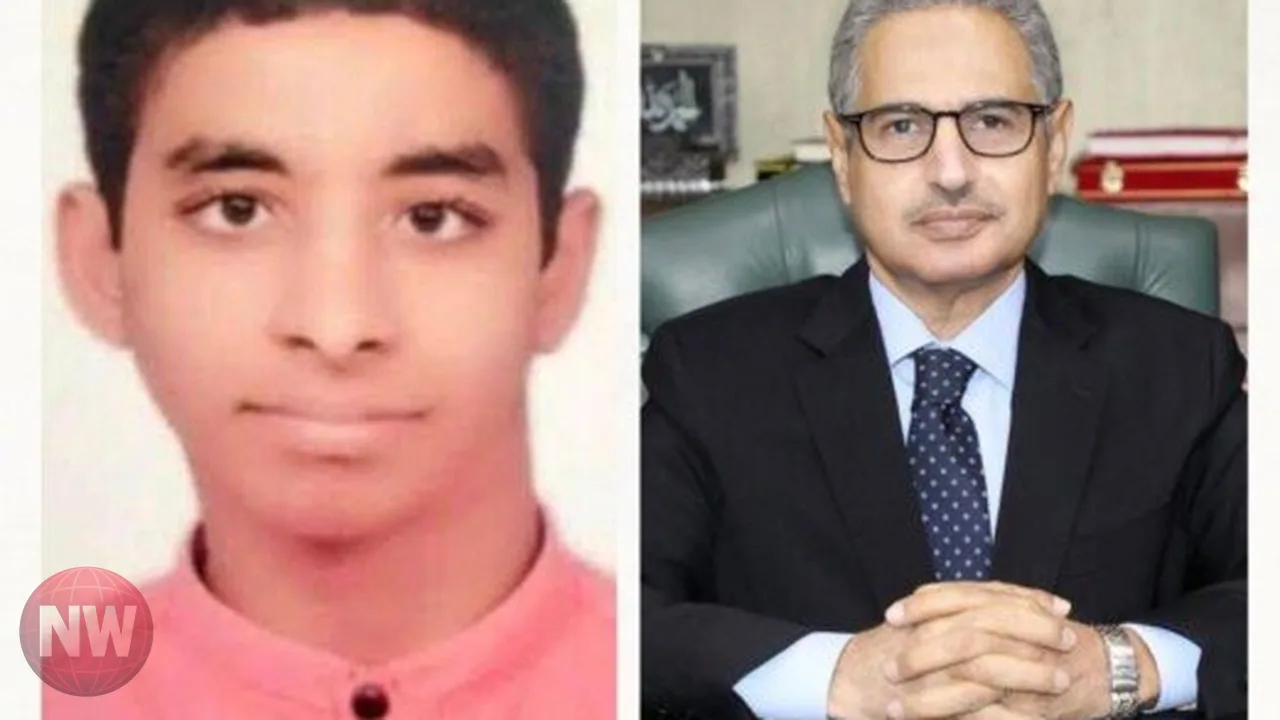 محافظ بني سويف يهنيء طالباً حقق المركز الثاني في الثانوية الأزهرية