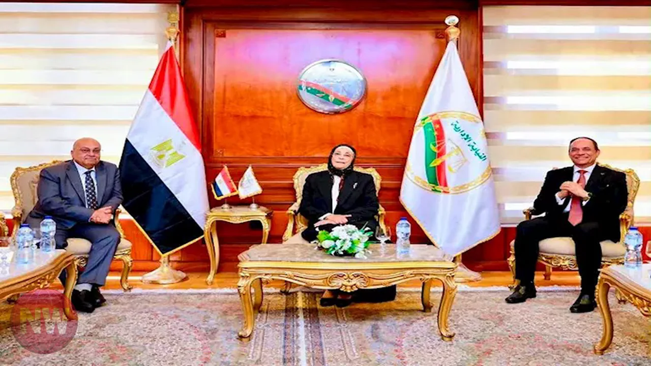 وفد من نادي قضاة مصر يهنئ المستشارة هدى أحمد عيسى برئاسة النيابة الإدارية
