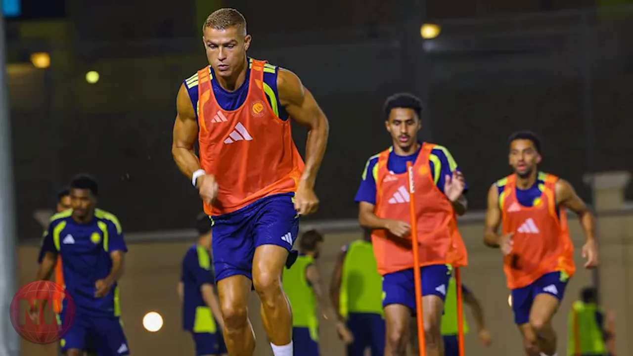 النصر يحتفل بزواج رونالدو وعودته لتدريبات الفريق