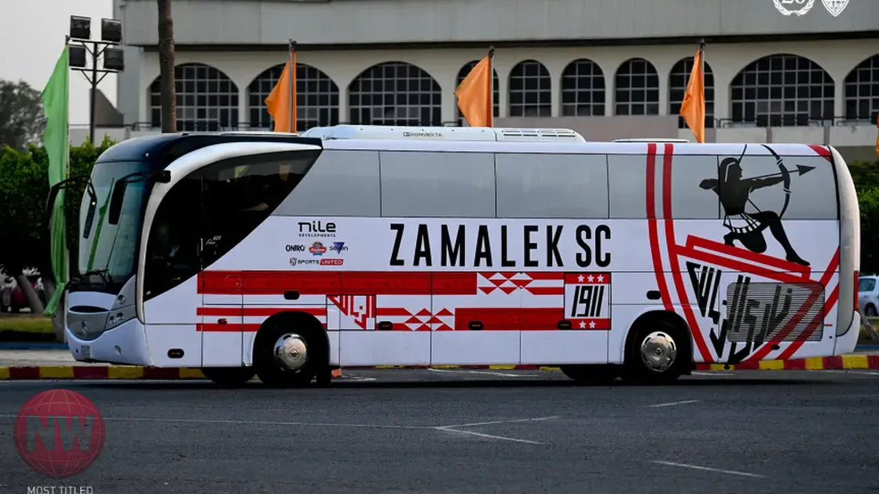 الزمالك يصل ستاد القاهرة لمواجهة منتخب السويس