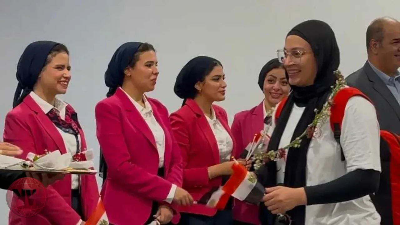 استقبال حافل لمنتخب مصر للناشئات لكرة اليد بالقاهرة