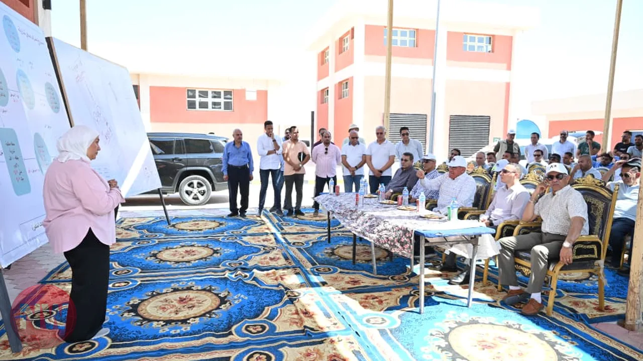متابعة ميدانية لمشروعات حياة كريمة في محافظة المنيا