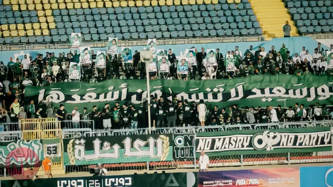 جماهير المصري تكرم أبطال كأس الرابطة في السويس