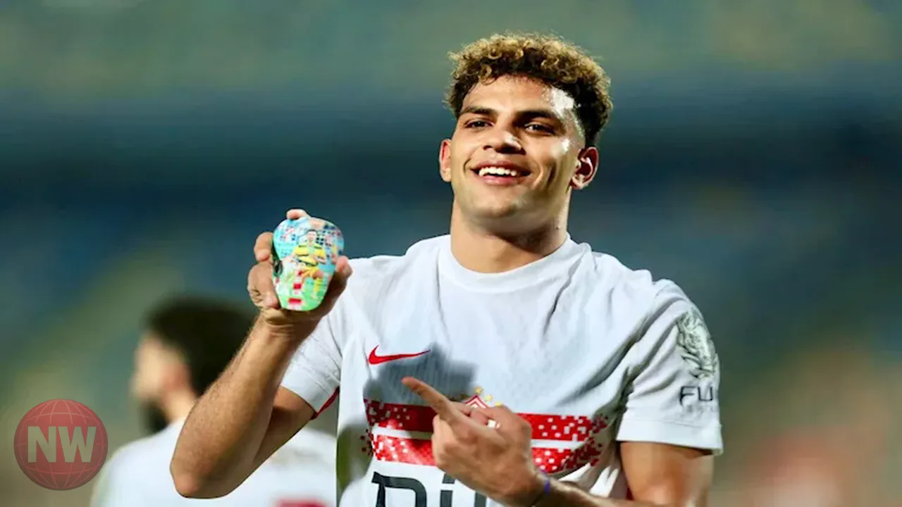 سر احتفال محمد السيد بشنكار عواد في مباراة الزمالك