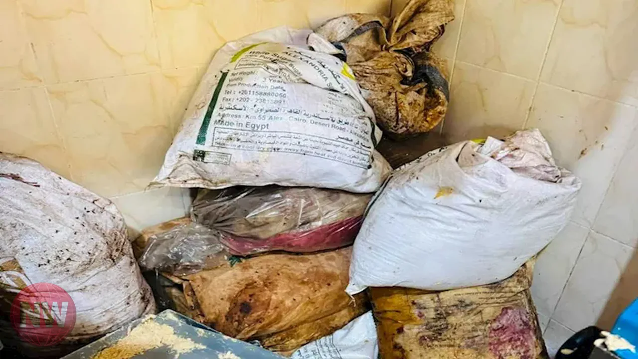 ضبط طن حلاوة طحينية مغشوشة داخل مصنع غير مرخص ببنها