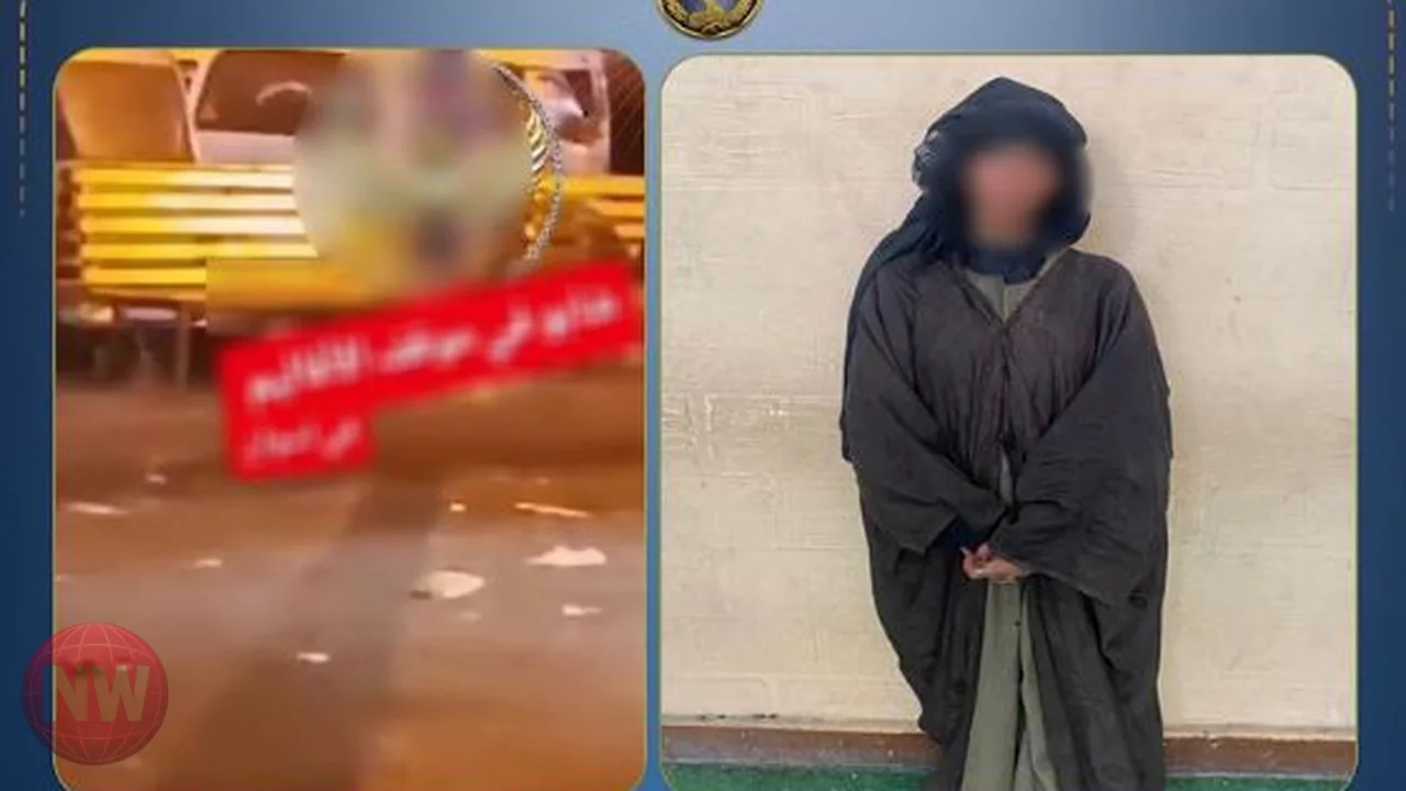 ضبط سيدة ظهرت في فيديو داخل موقف سيارات بأسوان