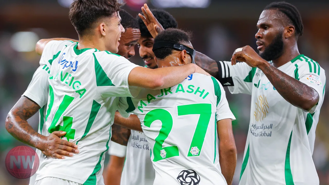 أهلي جدة يهزم الحزم بثلاثية في الدوري السعودي