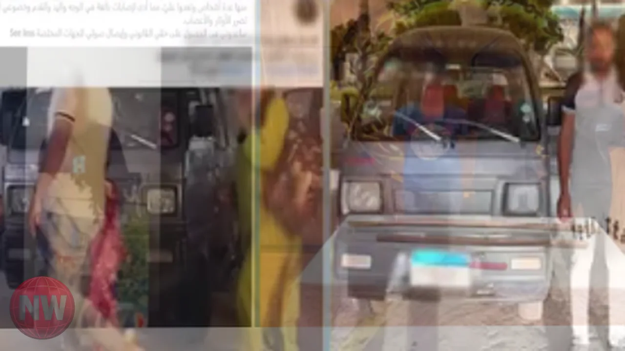 ضبط سائق سيارة فان خالف قواعد المرور بالإسكندرية