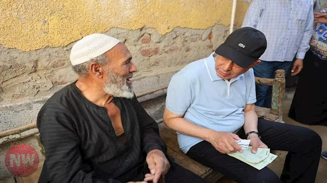 محافظ المنيا يوجه بتوصيل الغاز لمنزل مسن بديرمواس