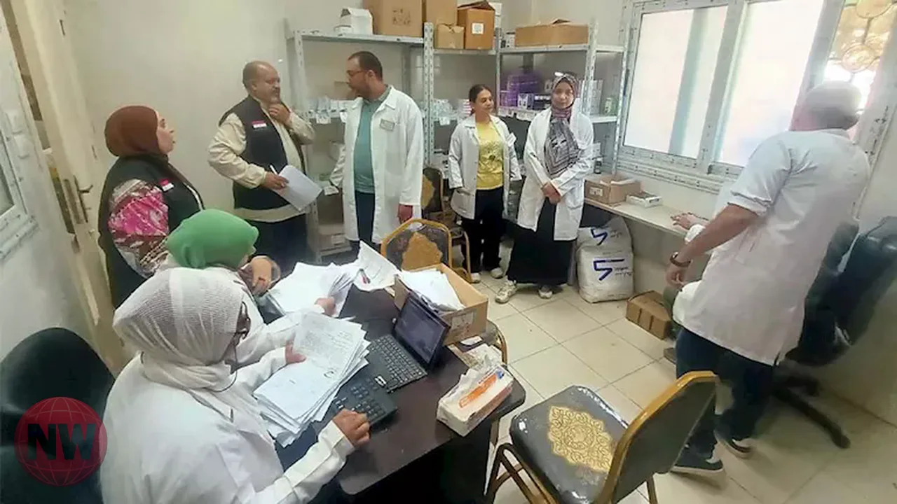 قافلة طبية مجانية تفحص 1324 مواطناً في بني سويف