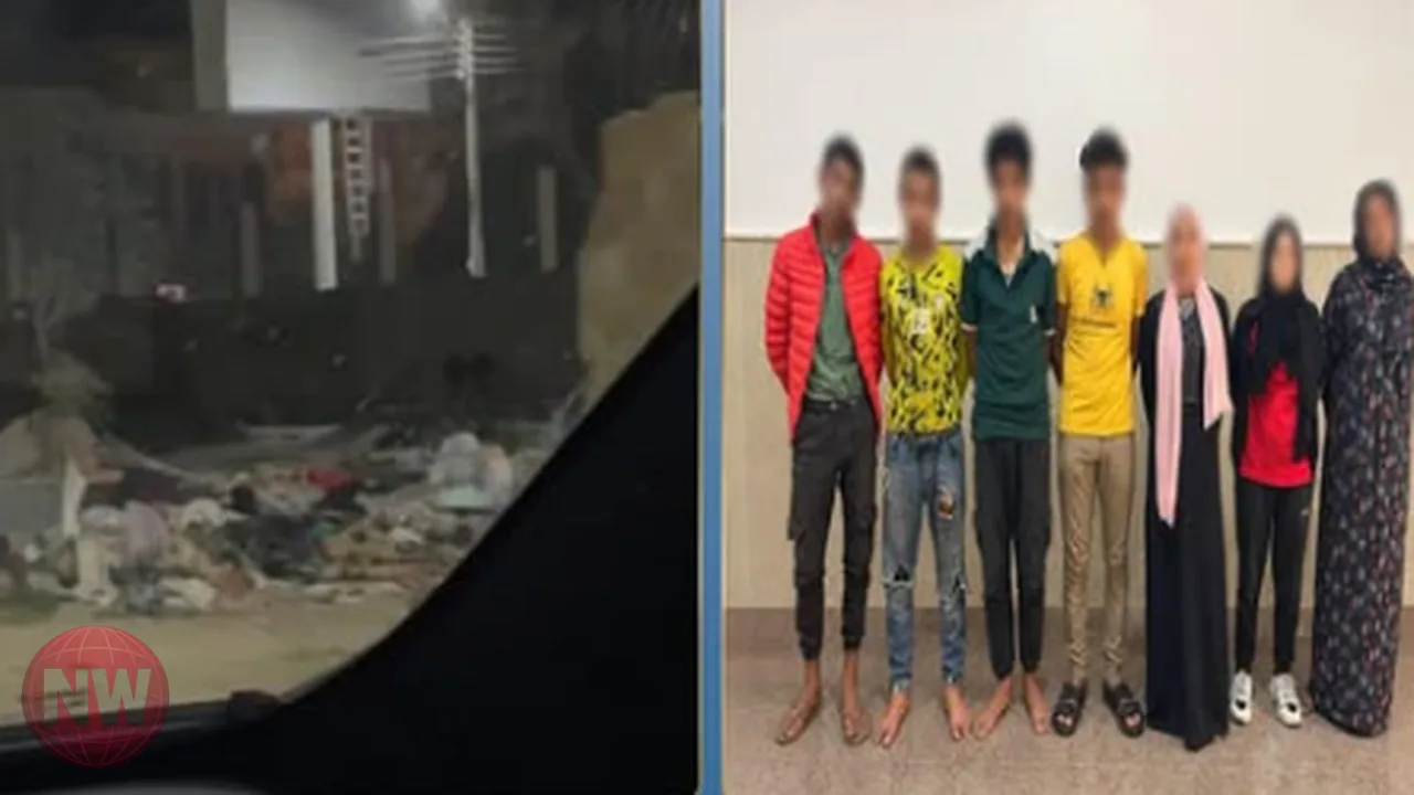 ضبط 7 أشخاص داخل مبنى مهجور في محافظة كفر الشيخ