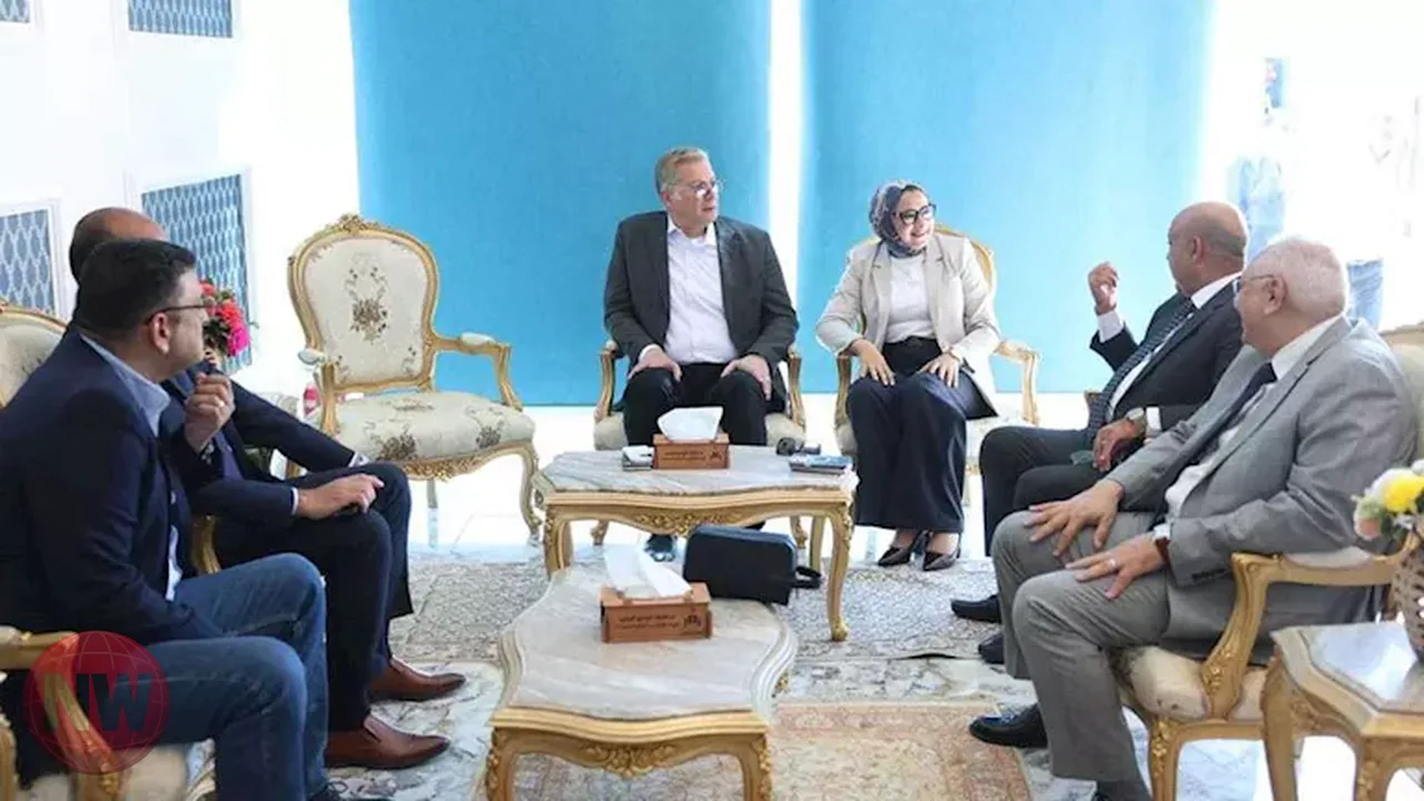 وزير البترول يضع حجر أساس مشروع فوسفات بالوادي الجديد
