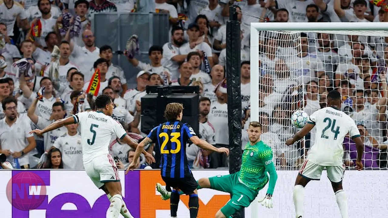 ريال مدريد يهزم إنتر ميلان في دوري أبطال أوروبا