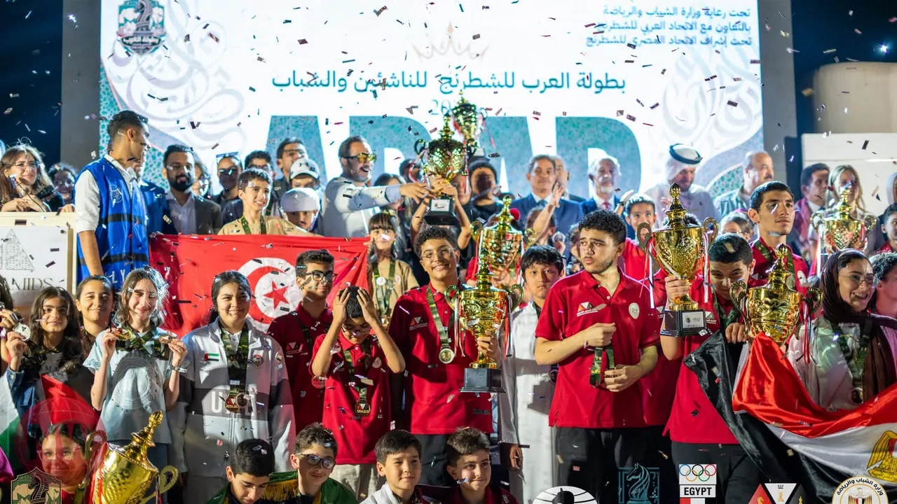مصر تتصدر جدول ميداليات البطولة العربية للشطرنج