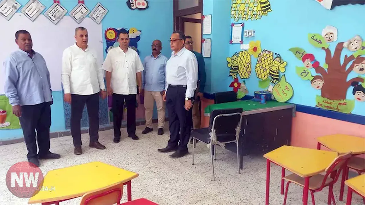 نائب محافظ أسوان يتفقد جاهزية مدارس مركز دراو