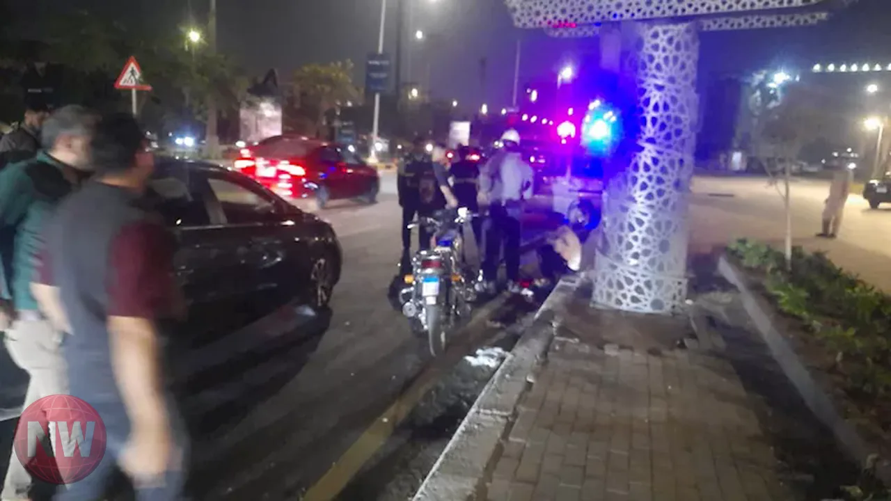 إصابة 5 أشخاص في حادث انقلاب سيارة بالشيخ زايد
